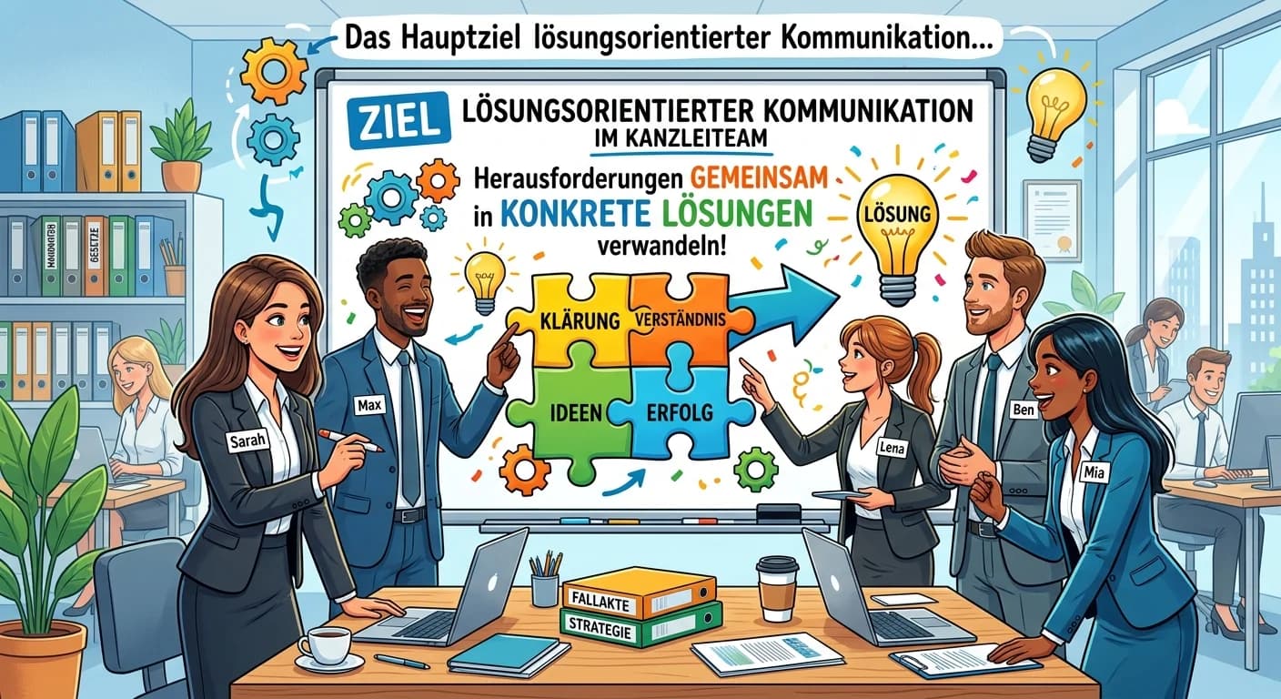 Steuerfachangestellte: Ziel lösungsorientierter Kommunikation im Kanzleiteam – einfach erklärt