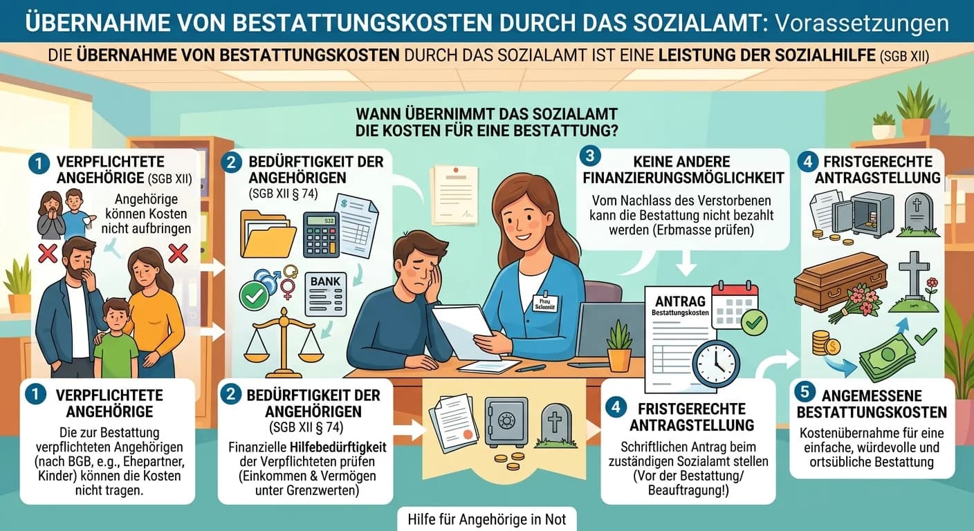 Verwaltungsfachangestellte: Bestattungskosten Sozialamt Voraussetzungen – einfach erklärt