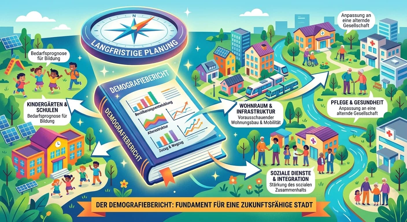 Verwaltungsfachangestellte: Demografiebericht: Bedeutung für soziale Infrastruktur – einfach erklärt