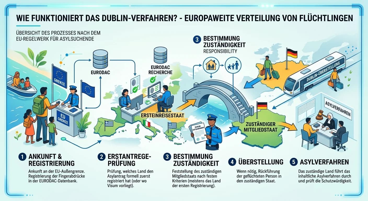 Verwaltungsfachangestellte: Dublin-Verfahren: Europaweite Flüchtlingsverteilung – einfach erklärt