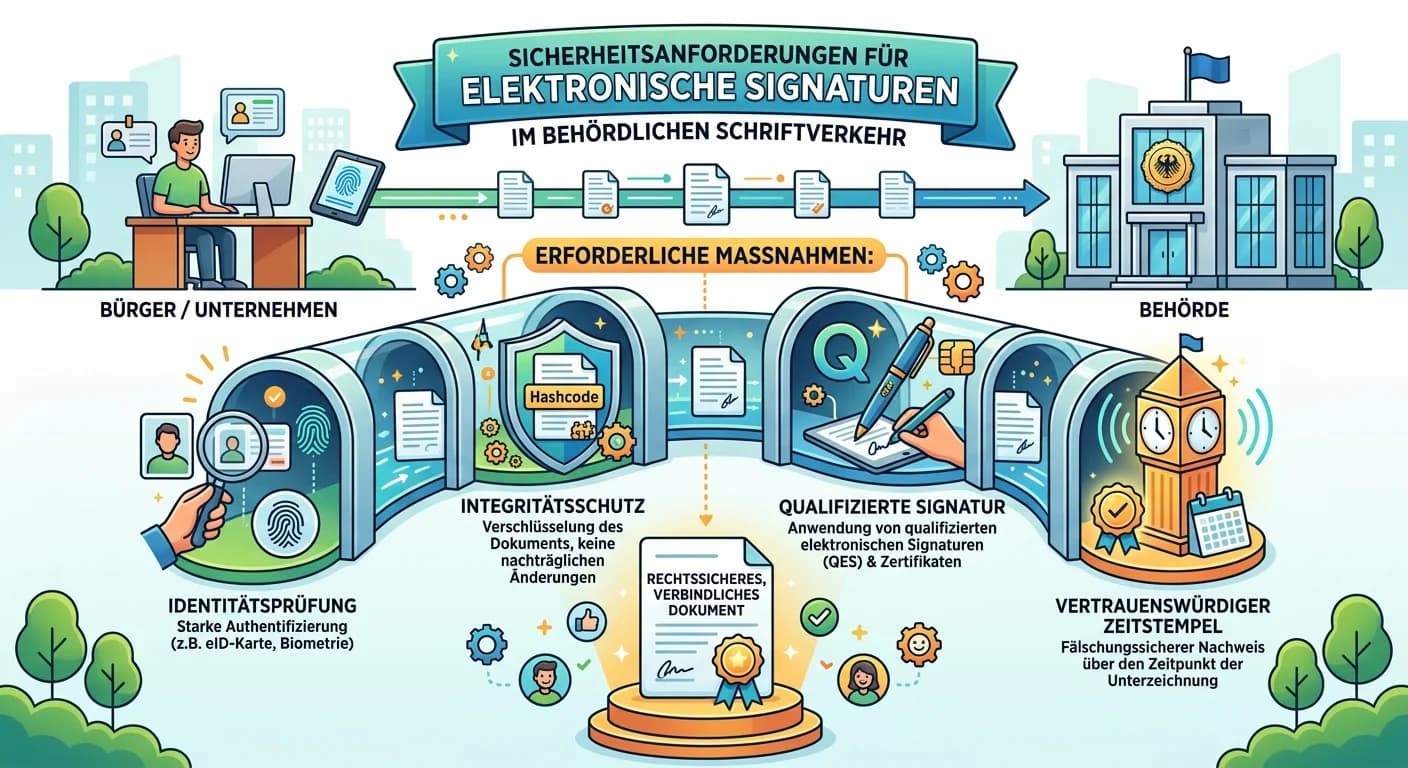 Verwaltungsfachangestellte: Elektronische Signatur Sicherheit Behörden – einfach erklärt
