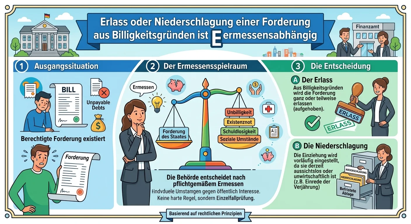 Verwaltungsfachangestellte: Erlass/Niederschlagung Forderung aus Billigkeit – einfach erklärt