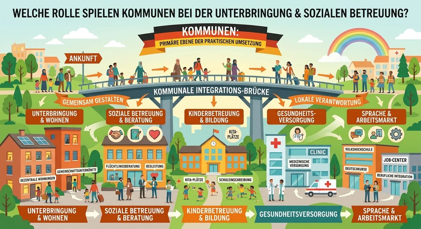 Verwaltungsfachangestellte: Kommunen bei Unterbringung und Betreuung Geflüchteter – einfach erklärt