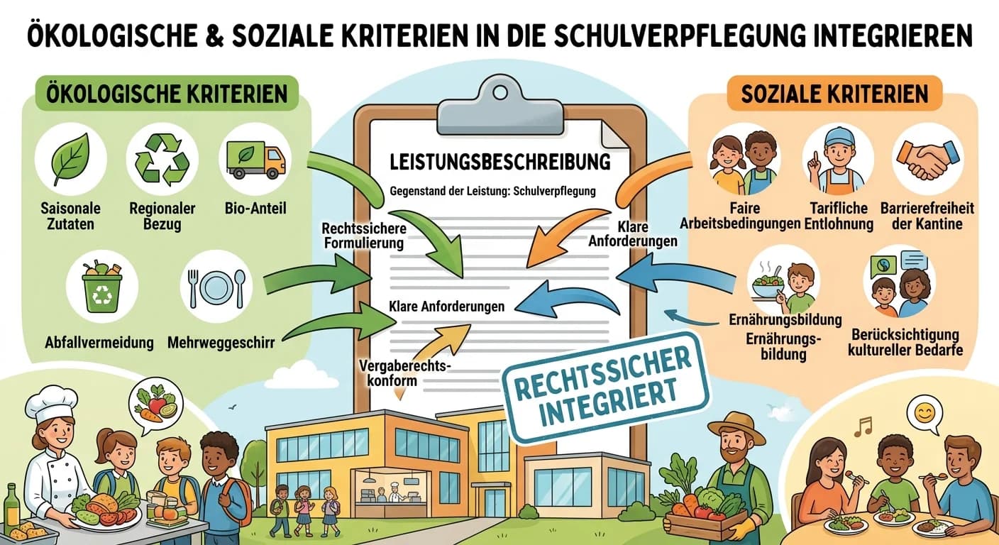 Verwaltungsfachangestellte: Ökologische & soziale Kriterien in Schulverpflegung – einfach erklärt