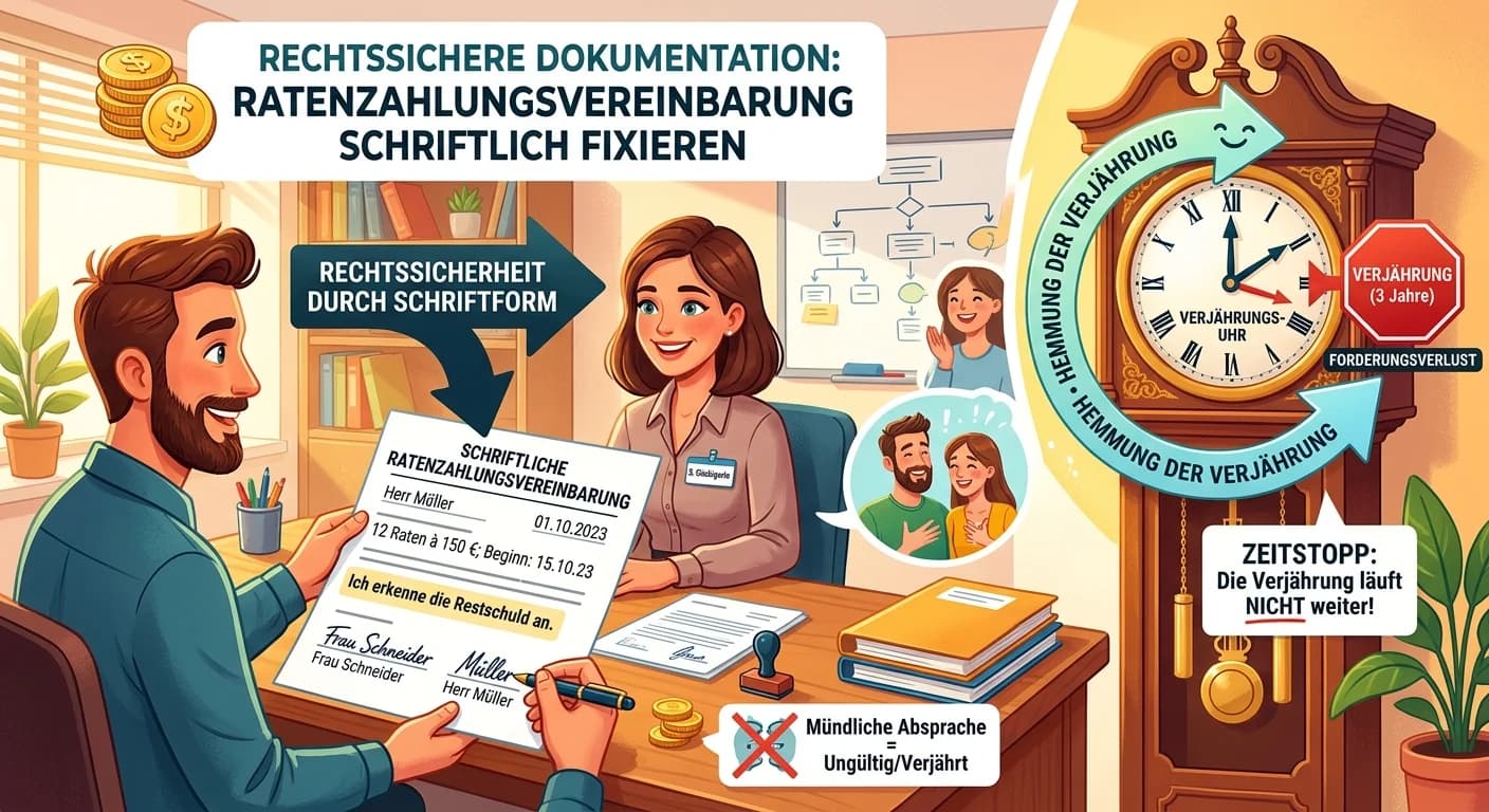 Verwaltungsfachangestellte: Ratenzahlungsvereinbarung Verjährung hemmen – einfach erklärt