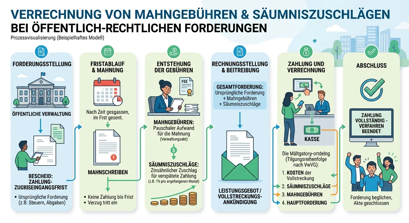 Verwaltungsfachangestellte: Wie funktioniert die Verrechnung von Mahngebühren und – einfach erklärt